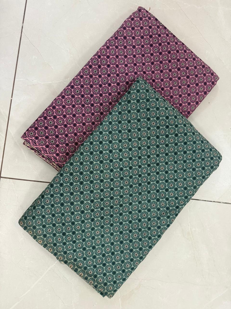 Jaipuri Screen Print Fabric – 100% Cotton Material